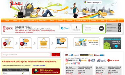 iSMS Login